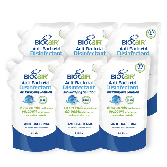 1 Box of 6 BioActive Anti-Bacterial Air Purifying Solution (1L)