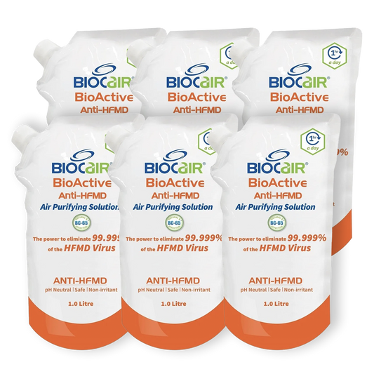 1 Box of 6 BioActive Anti-HFMD Air Purifying Solution (1L)