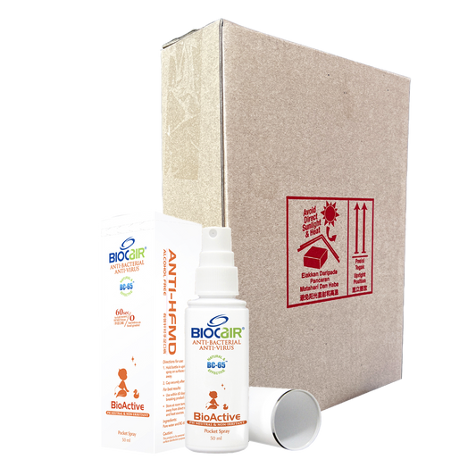 1 Box of 20 BioActive Anti-HFMD Pocket Spray (50ml)